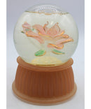 San Francisco Music Box Co. Floral Snow Globe Unchained Melody