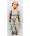 Schoenhut Wooden Spring Jointed Doll in Dress | Please Read