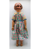 Schoenhut Wooden Spring Jointed Doll in Dress | Please Read