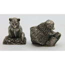 Lot of 5: Jane Lunger Pewter Animal Collection