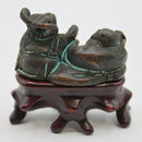 Antique Bronze Buddha Opium Weight - 45 grams