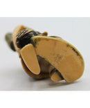 Antique Signed Japanese Netsuke - Man, Bird & Fish