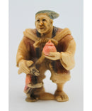 Antique Signed Japanese Netsuke - Man & Monkey