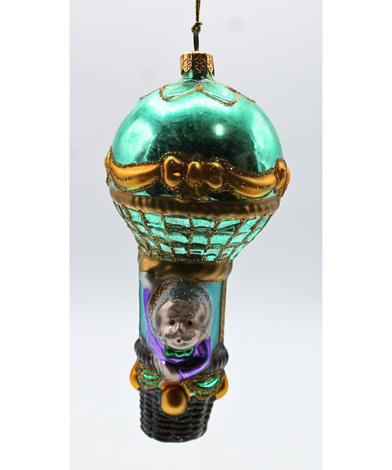 Polonaise Collection - Wizard of Oz In A Balloon Glass Ornament | Please Read