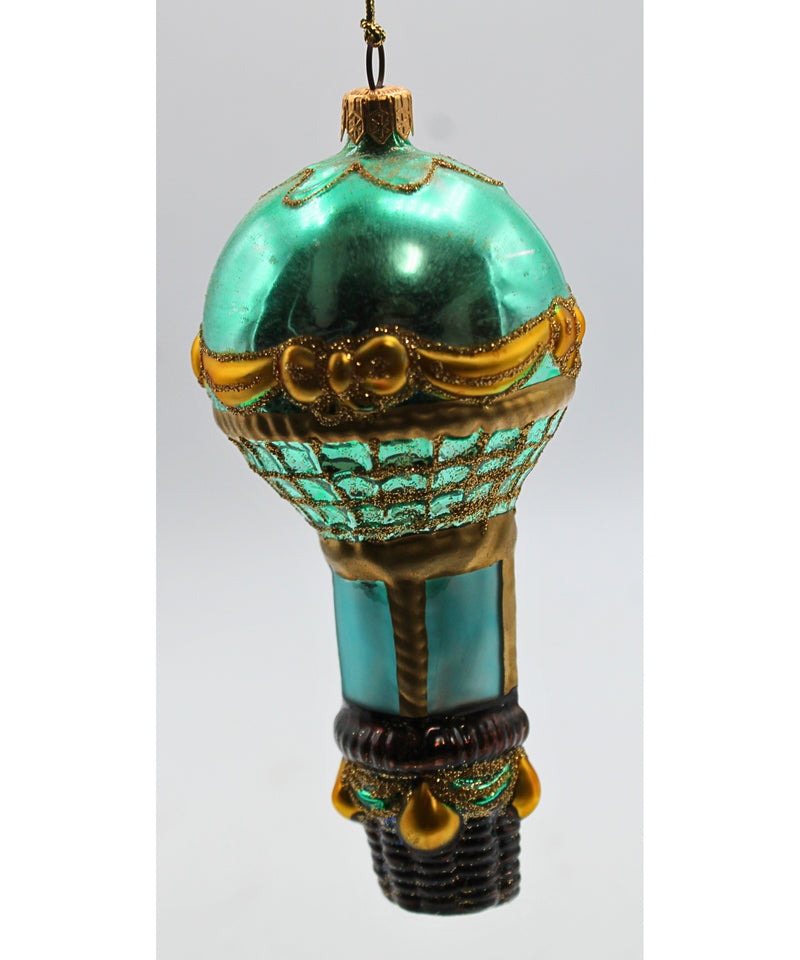 Polonaise Collection - Wizard of Oz In A Balloon Glass Ornament | Please Read