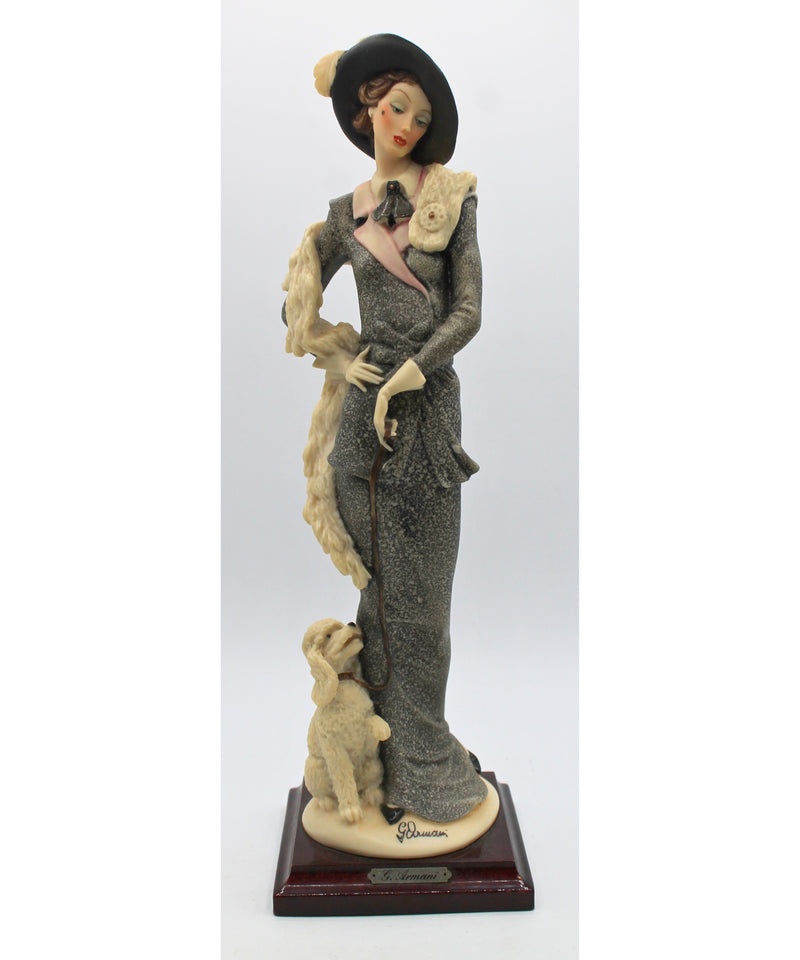 Guiseppe Armani Lady with Poodle 394-C| Please Read