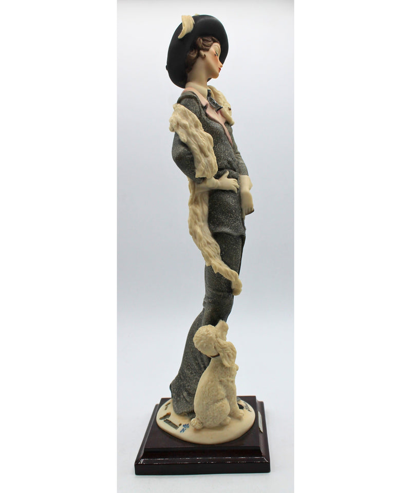 Guiseppe Armani Lady with Poodle 394-C| Please Read