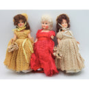 Lot of 3: Miniature 1950s Plastic Sleep Eye Dolls | Please Read