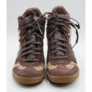 Coach Brown Alara Womens Signature Wedge Sneaker - Size 9.5M | Please Read