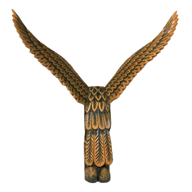 Wood Hand Carved Bald Eagle | Please Read