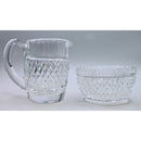 Waterford Diamond Pattern Creamer and Sugar Set | Please Read