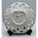 Alcobaca Portugal Reticulated Floral Plate