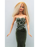 Lot of 2: Barbie Dolls in Green Dresses | Please Read
