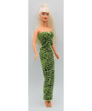 Lot of 2: Barbie Dolls in Green Dresses | Please Read