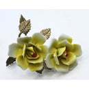 Lot of 4: Porcelain Flowers by Capodimonte and Meico