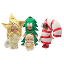 Lot of 4: Precious Moments - Starbright, Sticky Sweet, Christmas Tree & Angel