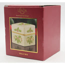 Lot of 4: Holiday Decorations - Sleigh, Leaf Dish & Holly Box | Please Read