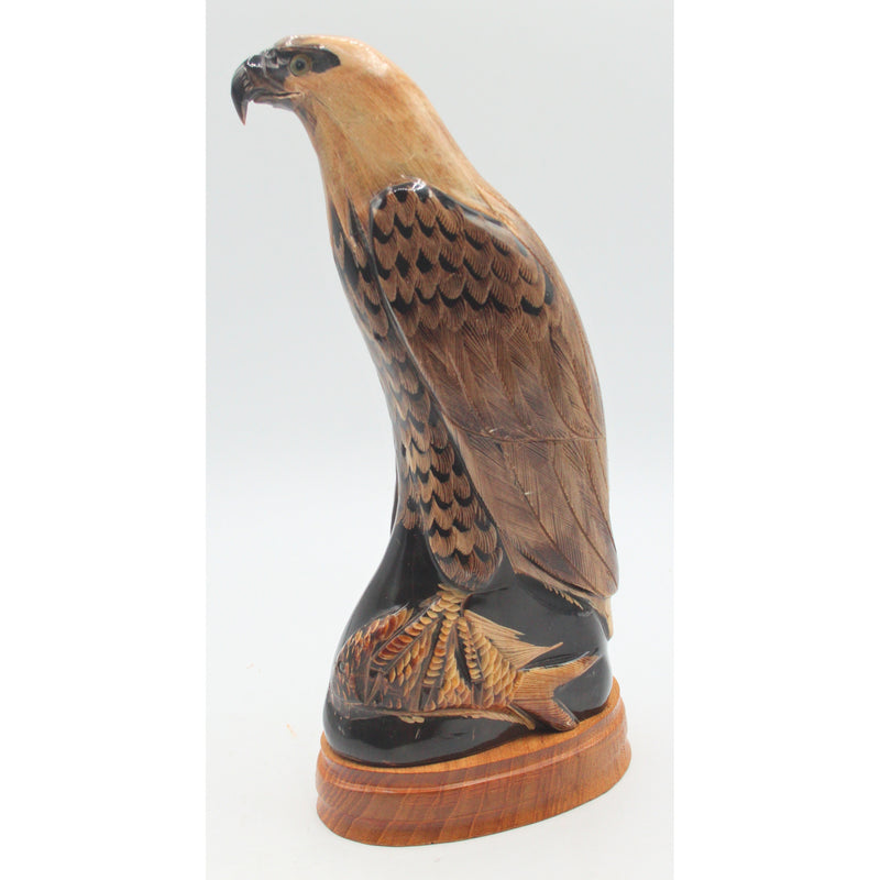 Horn Carved Eagle Figurines