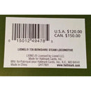 Hallmark Lionel 726 Berkshire Steam Locomotive with COA