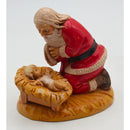 Lot of 2: Kneeling Santa & History of Santa Figurines | Please Read