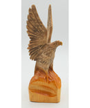 Lot of 2: Hand Carved Wooden Eagle Figurines | Please Read