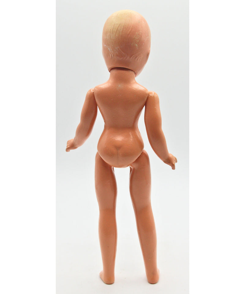 Unbranded 11" Vintage Doll with Molded Hair | Please Read