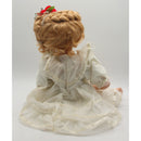 Lot of 2: Porcelain Dolls with Flowers