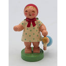 lot of 2: Wendt & Kuhn Girl with Doll & Baby Carriage