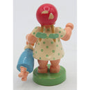 lot of 2: Wendt & Kuhn Girl with Doll & Baby Carriage