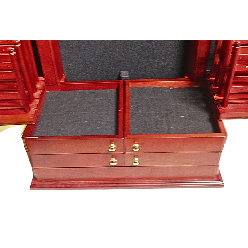 Lori Greiner 4 Tier Cherry Jewelry Box | Please Read