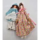 Lot of 2: Miniature Wooden Dolls in Dresses | Please Read