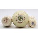 Lot of 3: Miniature Cream and Gold Vases