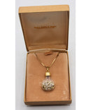 Vintage 14K Yellow Gold Flake Pendant Necklace | Please Read