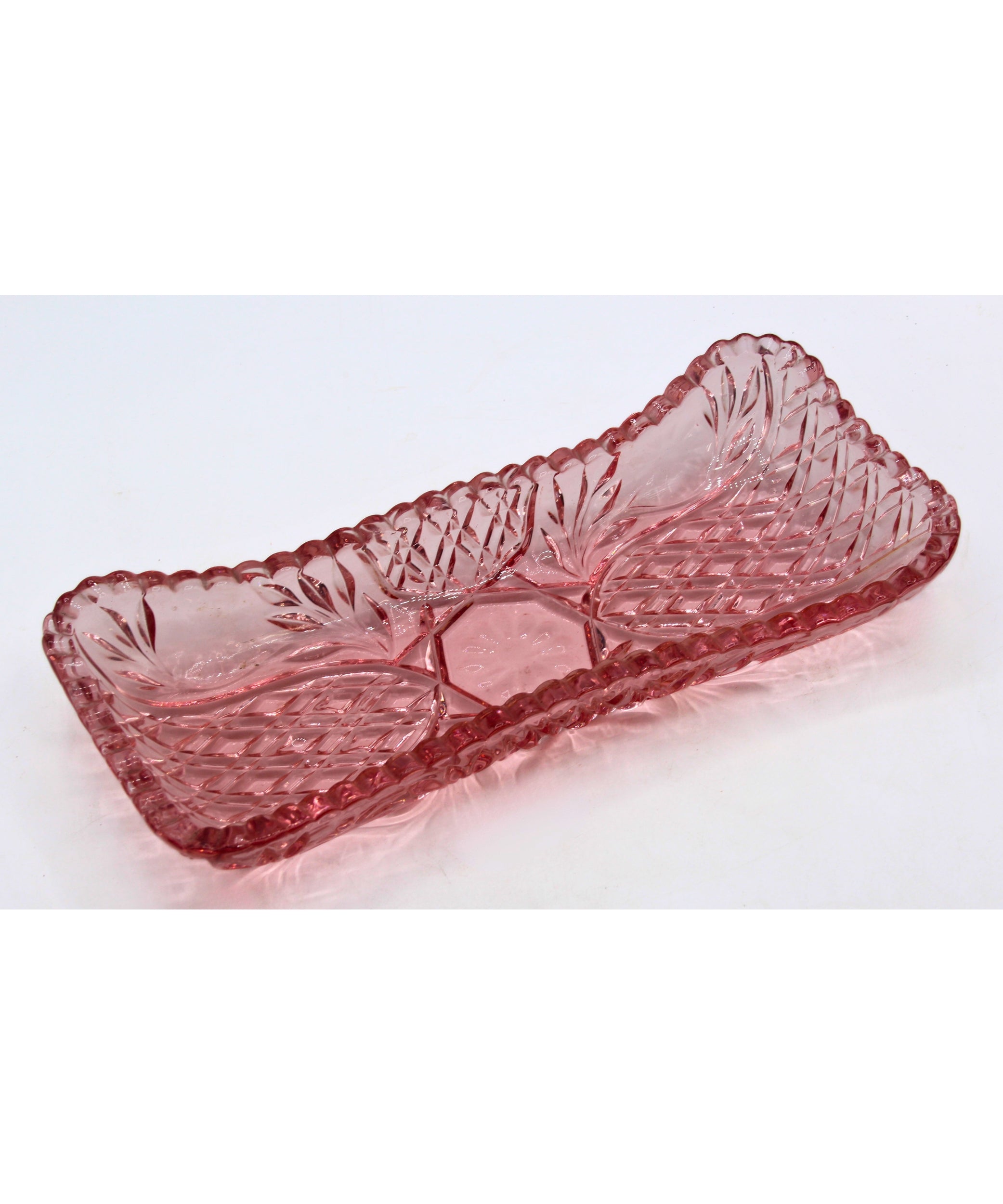 Vintage Pink Floral Dish | Please Read