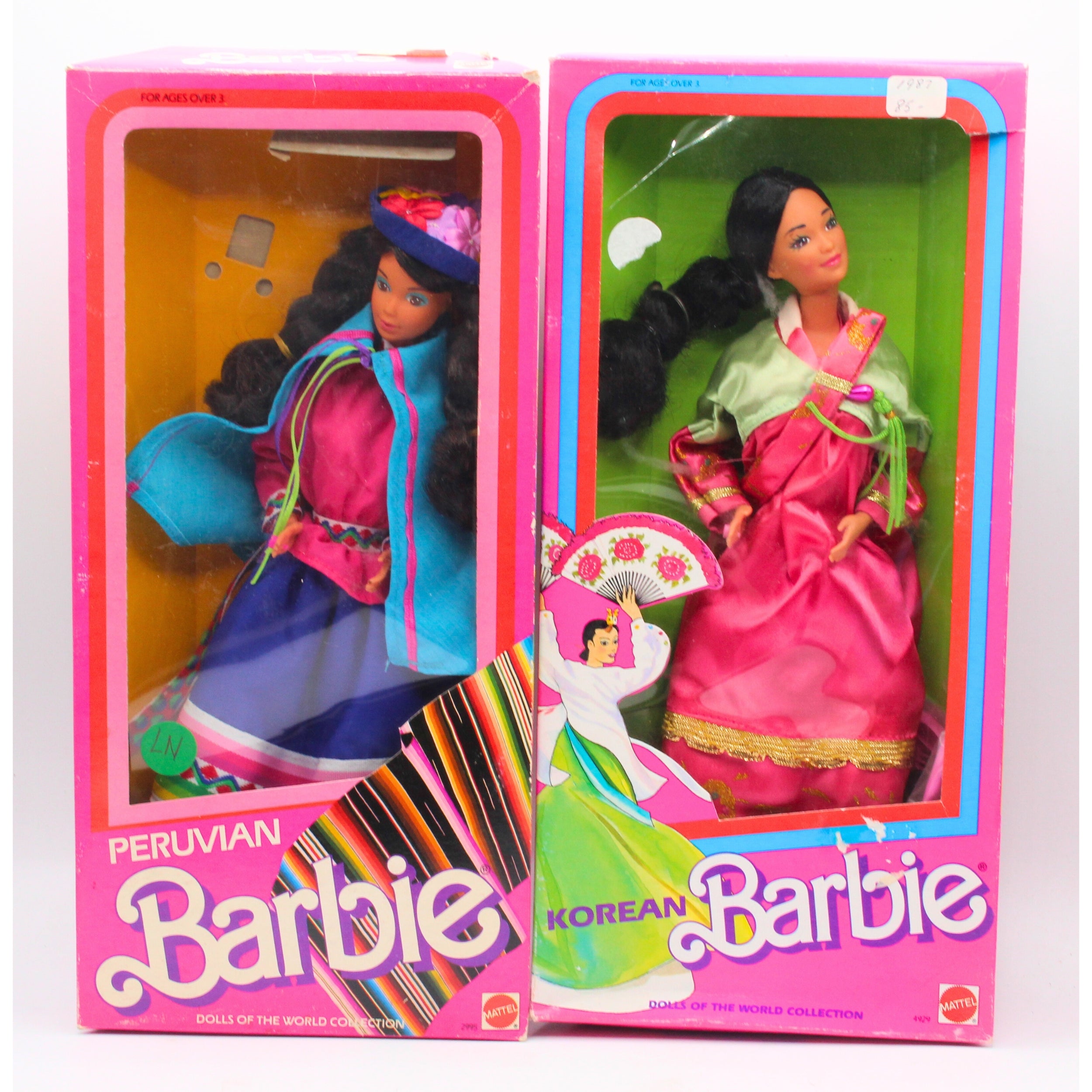 Lot of 2: Peruvian & Korean Barbie | Please Read