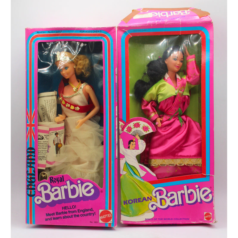 Lot of 2: English & Korean Barbie | Please Read