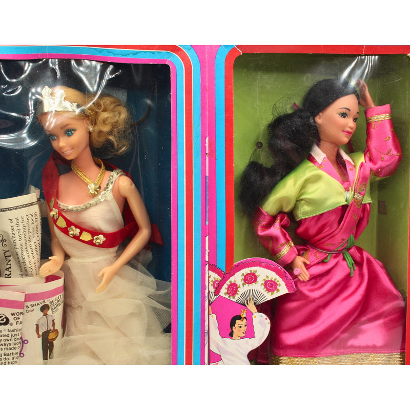 Lot of 2: English Korean Barbie Please Read - Main Image