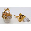 Lot of 2: Gold Flower Box & Rose Pin Brooch | Please Read
