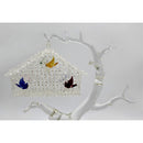 Blown Glass Tree & Bird House