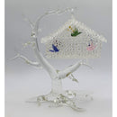 Blown Glass Tree & Bird House