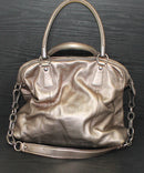 Coach Purse: Metallic Leather Shoulder Bag