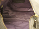 Coach Purse: 18306 Silver Hobo Bag