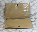 Fendi Purse: Tan Woven Leather Satchel