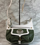 Sharif Purse: Block Leather Shoulder Bag