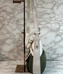 Sharif Purse: Block Leather Shoulder Bag