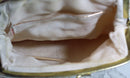 Handmade Purse: Cream Beaded Evening Shoulder Bag