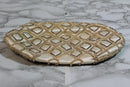 Handmade Purse: Ivory Beaded Cluthc Bag