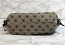 Dooney & Bourke Black Canvas Leather Tassle Satchel Bag