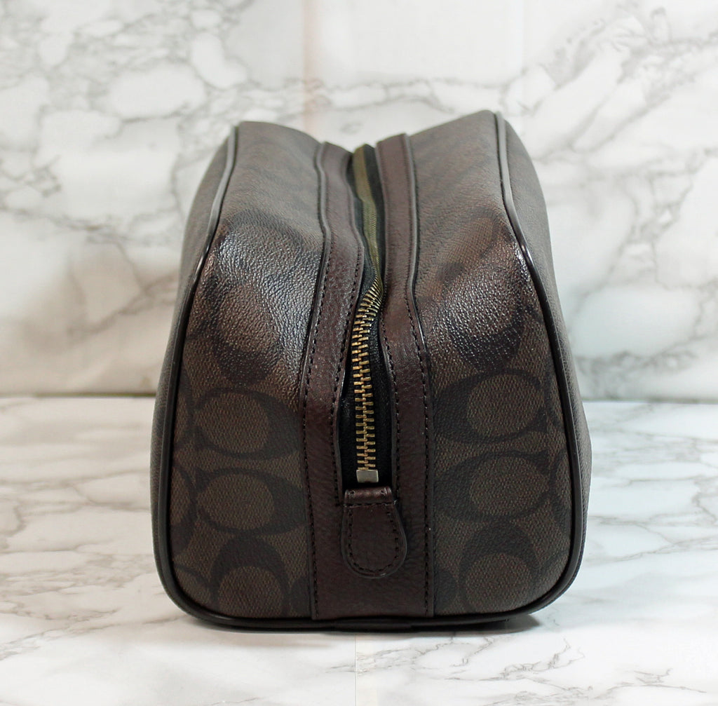 coach travel toiletry bag Purse: Brown Kit Element Fishing Tackle The Small Travel Kit Color:02 BlackPink Ilétaitunefois