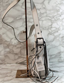 Coach Purse: Chalk L.E. Whiplash Saddle Leather Crossbody Bag